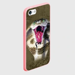 Чехол для iPhone 5/5S матовый Кобра - фото 2