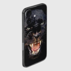 Чехол для iPhone 16 силиконовый с защитой камеры Пантера - фото 2