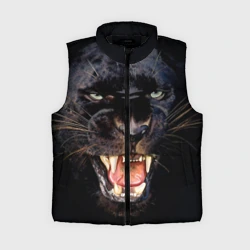 Женский жилет утепленный 3D Пантера