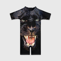 Детский купальный костюм 3D Пантера