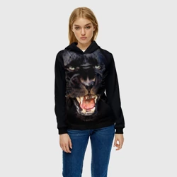 Женская толстовка 3D Пантера - фото 2