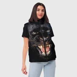 Женский жилет утепленный 3D Пантера - фото 2