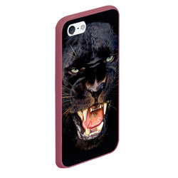 Чехол для iPhone 5/5S матовый Пантера - фото 2