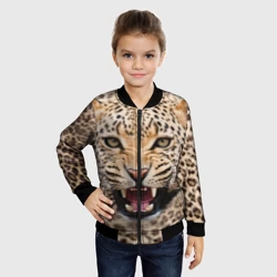 Детский бомбер 3D Леопард - фото 2