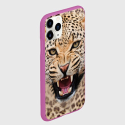 Чехол для iPhone 11 Pro матовый Леопард - фото 2