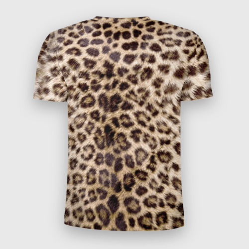 Мужская футболка 3D Slim Леопард - фото 2