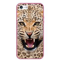 Чехол для iPhone 5/5S матовый Леопард