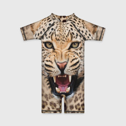 Детский купальный костюм 3D Леопард