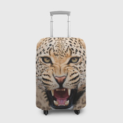 Чехол для чемодана 3D Леопард
