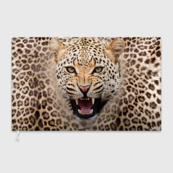 Флаг 3D Леопард