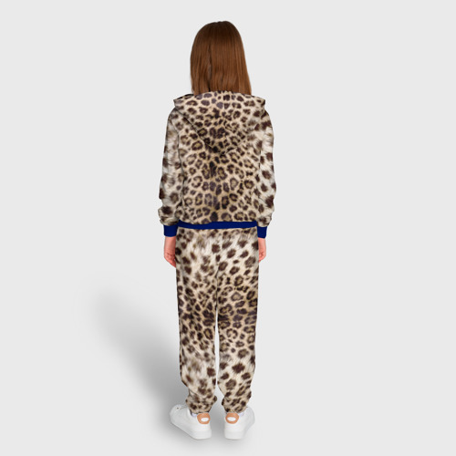 Детский костюм 3D Леопард, цвет синий - фото 6