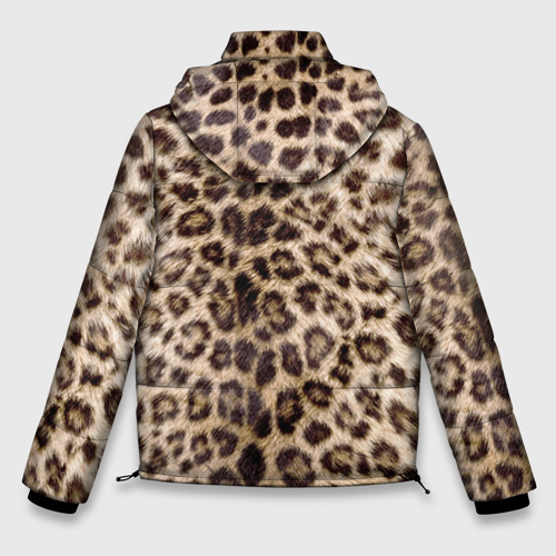 Мужская зимняя куртка 3D Леопард, цвет черный - фото 2