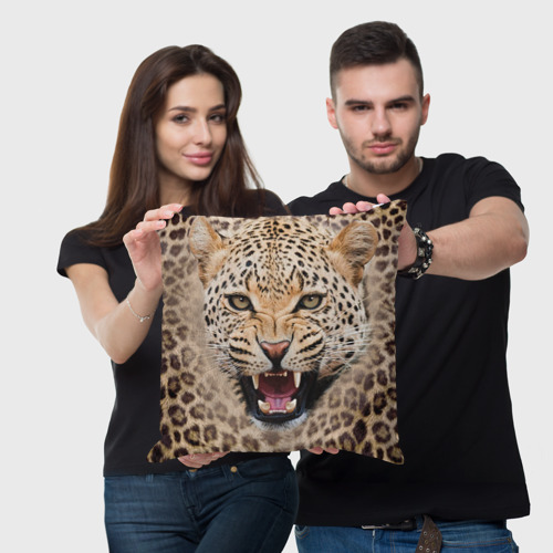 Подушка 3D Леопард - фото 3