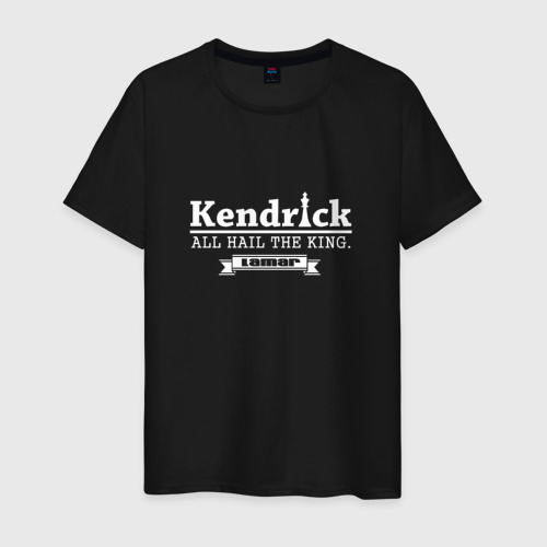 Мужская футболка хлопок Kendrick Lamar, цвет черный