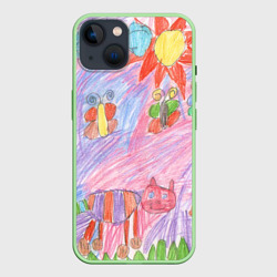 Чехол для iPhone 14 Детские рисунки