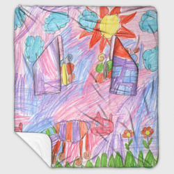 Плед с рукавами Детские рисунки