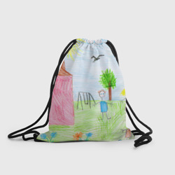 Рюкзак-мешок 3D Детские рисунки