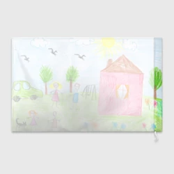 Флаг 3D Детские рисунки - фото 2