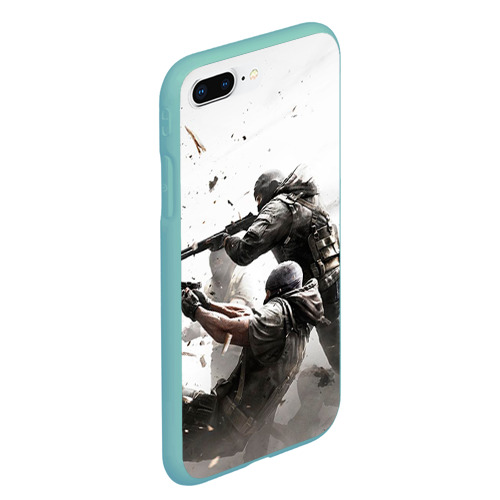 Чехол для iPhone 7Plus/8 Plus матовый Rainbow Six Siege, цвет мятный - фото 3