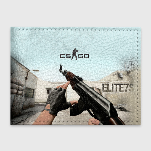 Обложка для студенческого билета Counter Strike, цвет синий