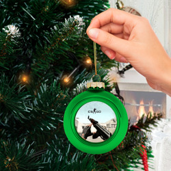 Ёлочный шар стеклянный/пластиковый Counter Strike - фото 2