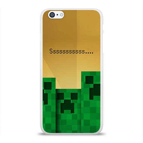 Чехол для iPhone 6/6S Plus глянцевый Minecraft Фото 01 Чехол для iPhone 6/6S Plus глянцевый Minecraft Фото 01