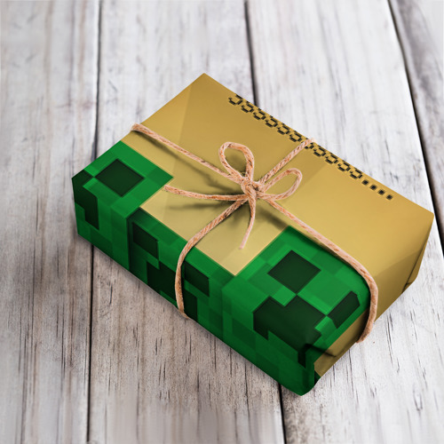 Бумага для упаковки 3D Minecraft Фото 01 Бумага для упаковки 3D Minecraft Фото 01