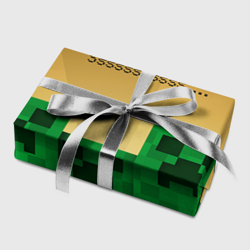 Бумага для упаковки 3D Minecraft Фото 01 Бумага для упаковки 3D Minecraft Фото 01