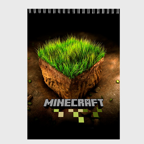 Скетчбук Minecraft, цвет белый