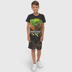 Детский костюм с шортами 3D Minecraft - фото 2