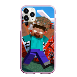 Чехол для iPhone 11 Pro Max матовый Minecraft