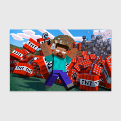 Бумага для упаковки 3D Minecraft
