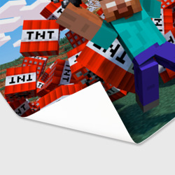 Бумага для упаковки 3D Minecraft - фото 2
