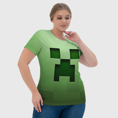 Женская футболка 3D Minecraft, цвет 3D печать - фото 6