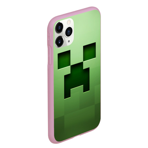 Чехол для iPhone 11 Pro Max матовый Minecraft, цвет розовый - фото 3