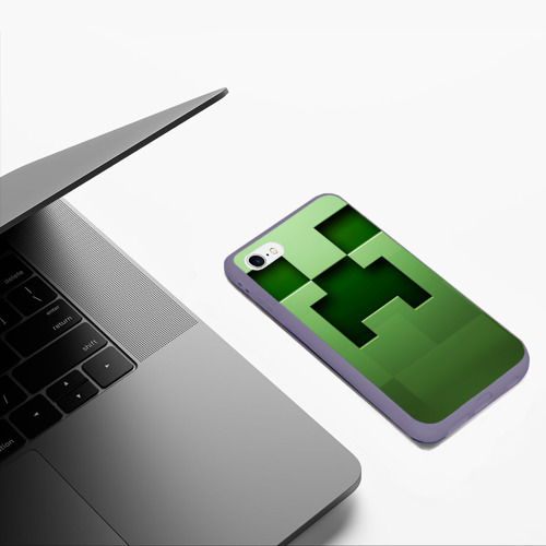 Чехол для iPhone 6/6S матовый Minecraft Фото 01