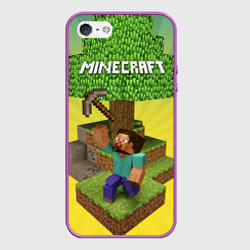 Чехол для iPhone 5/5S матовый Minecraft