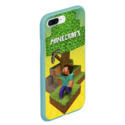 Чехол для iPhone 7Plus/8 Plus матовый Minecraft - фото 2