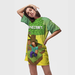 Платье-футболка 3D Minecraft - фото 2