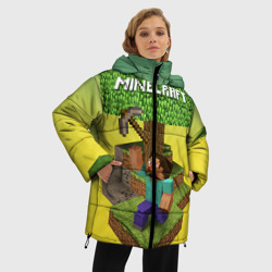 Женская зимняя куртка Oversize Minecraft - фото 2