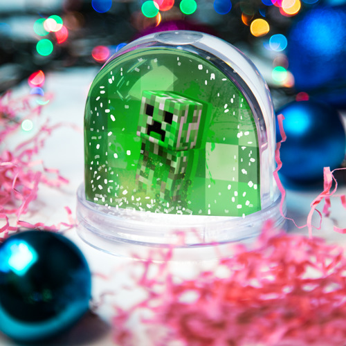 Игрушка Снежный шар Minecraft - фото 3