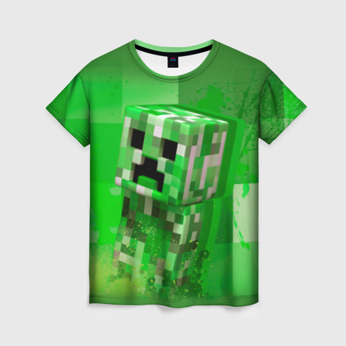 Женская футболка 3D Minecraft, цвет 3D печать