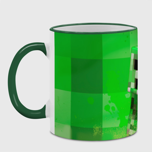 Кружка с полной запечаткой Minecraft, цвет Кант зеленый - фото 2