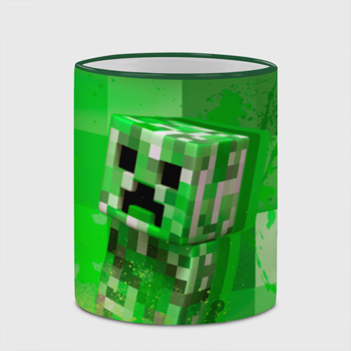 Кружка с полной запечаткой Minecraft, цвет Кант зеленый - фото 4