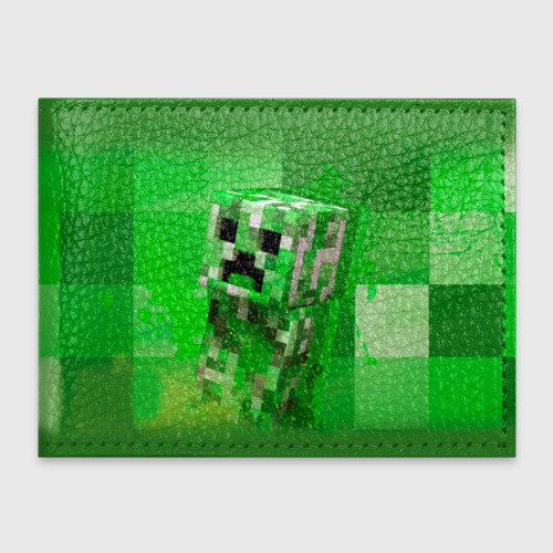 Обложка для студенческого билета Minecraft, цвет черный