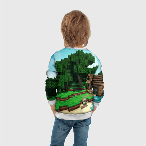 Детский свитшот 3D Minecraft, цвет 3D печать - фото 6