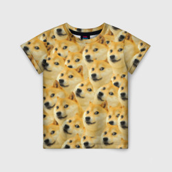 Детская футболка 3D Doge