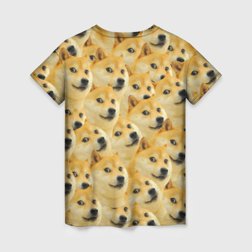 Женская футболка 3D Doge, цвет 3D печать - фото 2