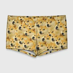 Мужские купальные плавки 3D Doge