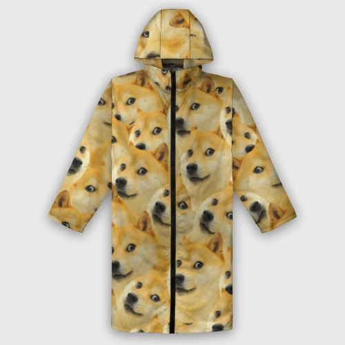 Дождевик унисекс 3D Doge